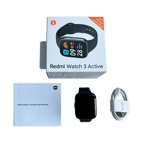 Rel Gio Smartwatch Redmi Watch Active Modos De Treino Tela Lcd