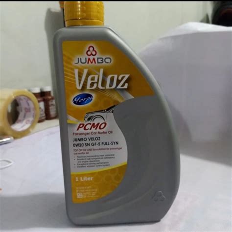 Jual Oli Mesin Jumbo Veloz Sae W W Api Sn Gf Full Synthetic L