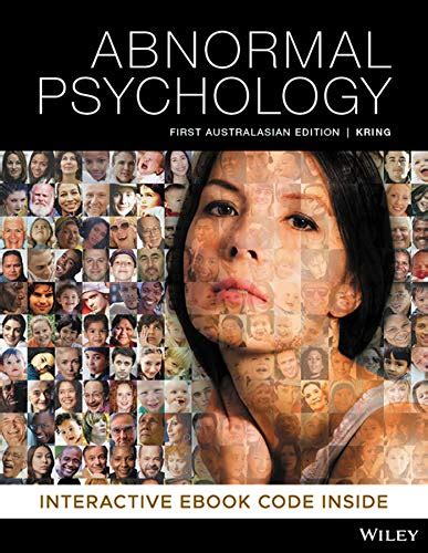 Abnormal Psychology 1st Edition Kring Ann M Johnson Sheri L Kyrios Michael Fassnacht