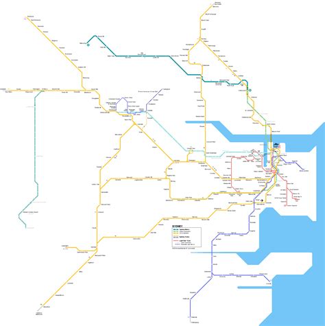 Sydney Trains - Rail Map