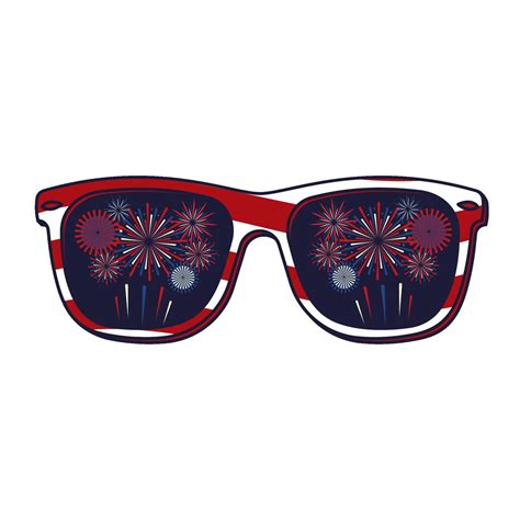 Fireworks 4th Of July Sunglasses Svg And Png Bundle L Memorial Day Svg
