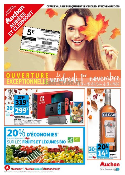 Anti crise fr Catalogue Auchan Local du 01 novembre 2019 Aubière