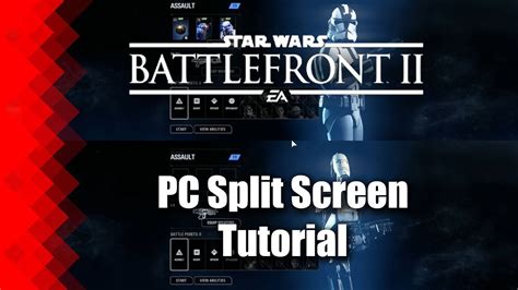 Battlefront 2 PC Split Screen Quick Tutorial YouTube