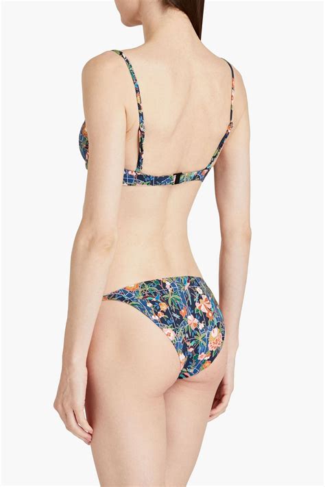 Onia Dalia Liberty Print Underwired Bikini Top The Outnet