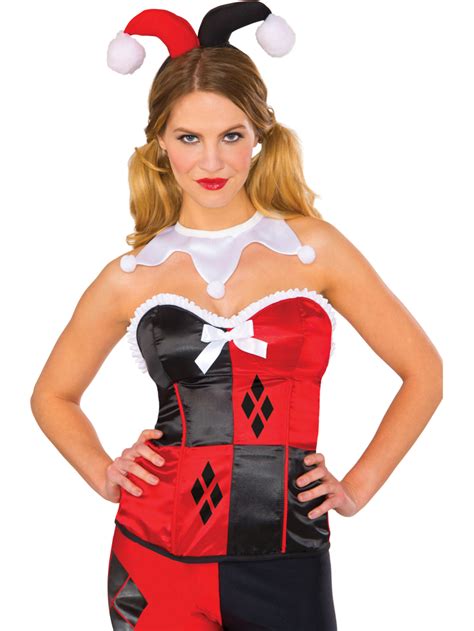 Adult S Womens Classic Harley Quinn Corset