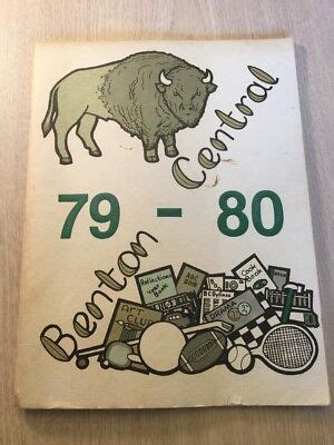 1979-1980 Benton Central High School Yearbook Oxford Indiana Historical ...