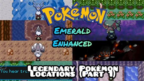 Pokemon Emerald Legendary Pokemon Locations