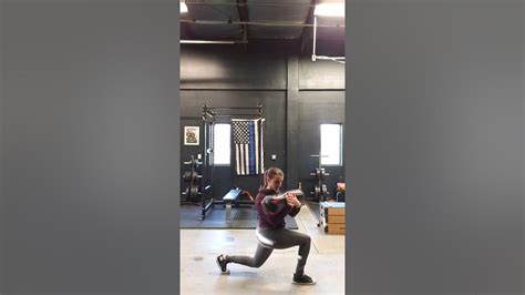 Sandbag Rotational Lunge Youtube