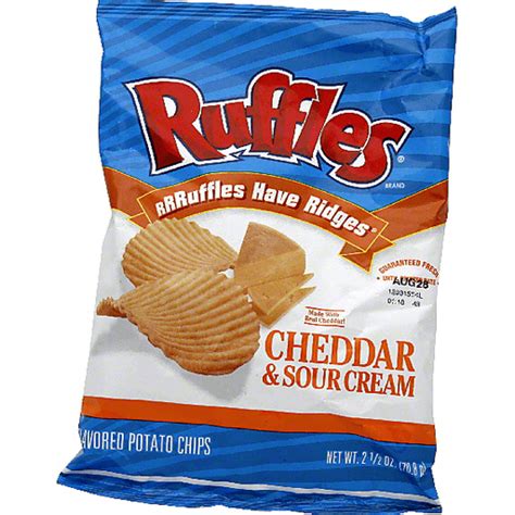 Ruffles Flavored Potato Chips Cheddar Sour Cream Potato Foodtown