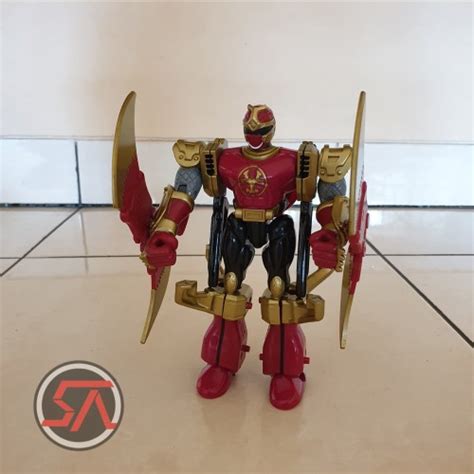 Jual Power Rangers Ninja Storm Crimson Thunder Triple Zord Morphin