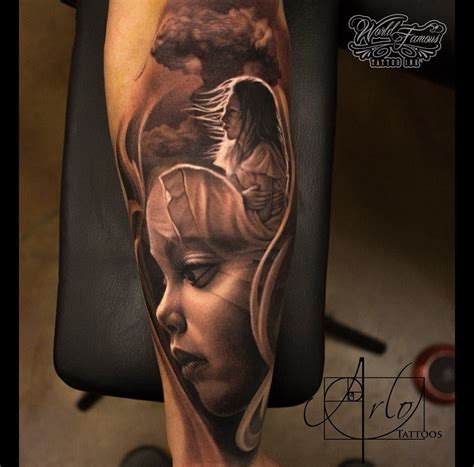 Impressive Face Morph Tattoos By Arlo Di Cristina Artofit