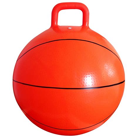 Buy AppleRound Space Hopper Ball with Pump in Basketball Style, 18in ...