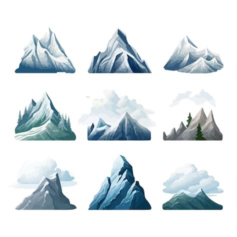 Premium Vector Mountain Logo Vector