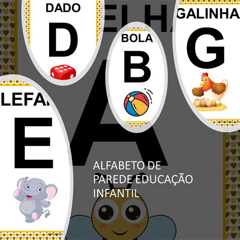 Sugestao De Atividade Escolar Alfabeto De Parede Alfabeto Images