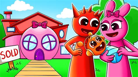 Incredibox Sprunki Orange Oren Buys His First House Pink Pinki Falls