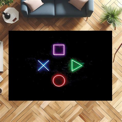 Game Console Rug Gamer Rug Controller Rug Game Room Rug Gamer Room