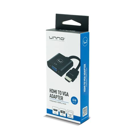 HDMI TO VGA ADAPTERAD4202BK Unno Tekno