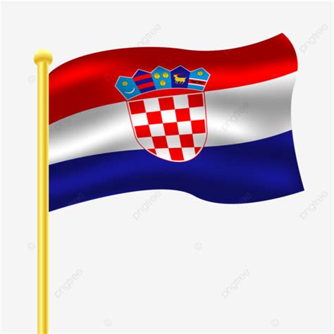 Croatian Waving Flag Croatia Croatia Flag Croatia Day Png