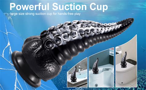 Shkanla Tentáculo Consolador Vibrador para Mujer Consolador Anal Vibrador Realista Grande de 22