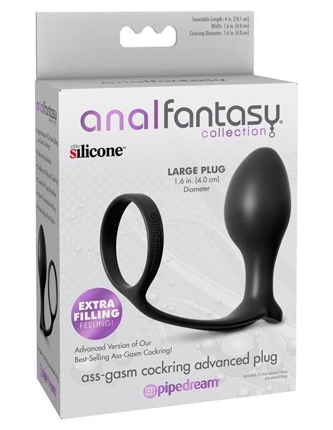 Ass Gasm Cockring Met Vibrerende Buttplug EasyToys