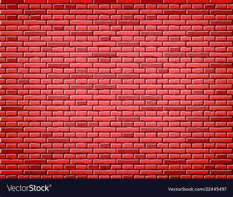 Red brick wall texture background design Vector Image