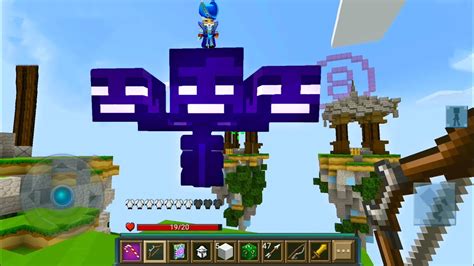 Wither Riding In Blockman Go Lucky Blocks Skywars Gameplay Android