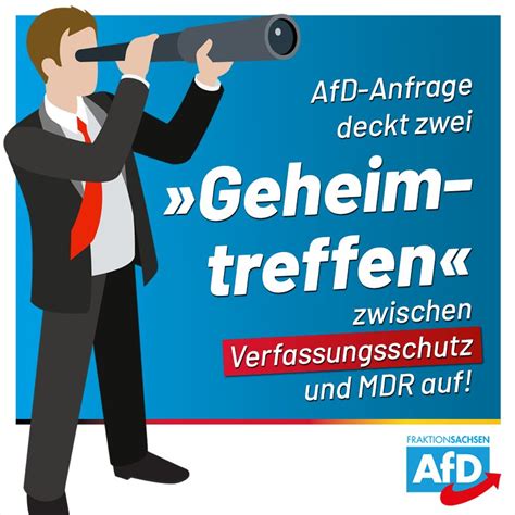 AfD Anfrage Deckt Zwei Geheim Treffen Zwischen Verfassungsschutz Und