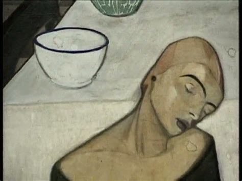 L Attesa Detail Felice Casorati Italian Disegno Del