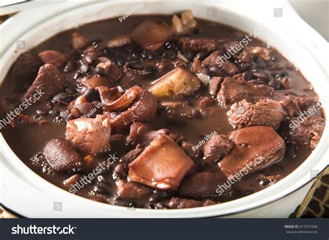 Brazilian Feijoada Food Foto Stock Editar Agora