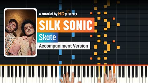 Skate by Silk Sonic Piano Tutorial | HDpiano