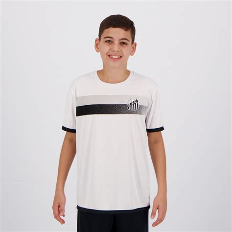 Camisa Santos Limb Infantil Branca FutFanatics