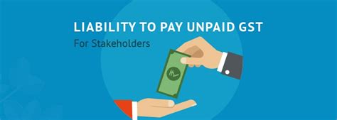 Liability to Pay GST which is unpaid â For Stakeholders Tally FAQ