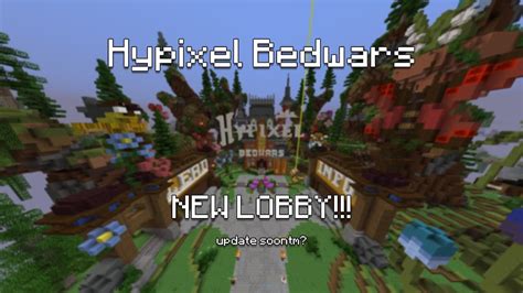 NEW BEDWARS LOBBY Hypixel Bedwars YouTube