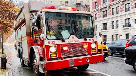 Rare Catch Of Fdny Engine 39 And Fdny High Rise 2 Unit Responding To