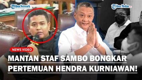 Sosok Mantan Staf Pribadi Ferdy Sambo Bongkar Pertemuan Hendra