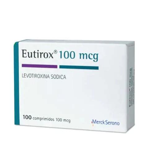 Eutirox 100 Mcg X 100 Comprimidos Merck Farmati Cl