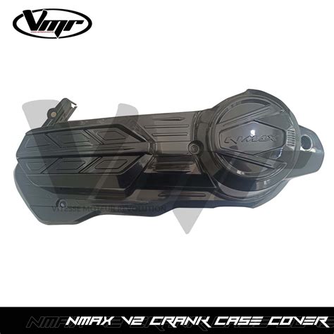 Vmr Nmax V Crank Case Cover Carbon Black Shopee Philippines