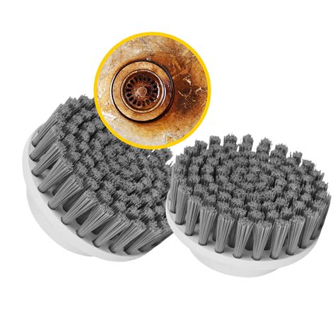 Synoshi Round Brush Heads 2 Units Perfect For General Cleaning