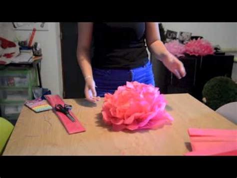 Tuto R Aliser Des Pompons En Papier De Soi Youtube