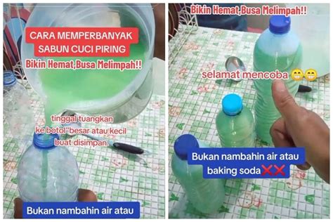 Tak Perlu Baking Soda Ini Trik Memperbanyak Sabun Cuci Piring Agar