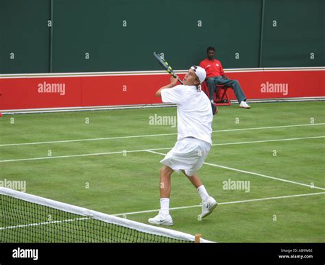 Ryan Sweeting competing at Queens tennis championships Stock Photo - Alamy