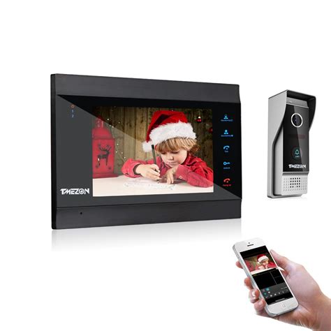 TMEZON 7 Inch Wireless Wifi Smart IP Video Door Phone Intercom System