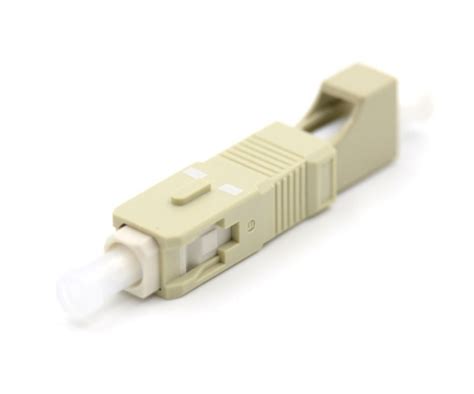 SC Male LC Female 62 5 125 Hybrid Adapter Fibertronics Inc