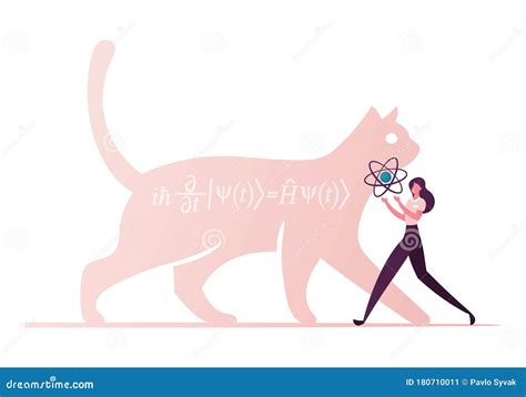 Cat of Schrodinger Equation, Physics Formula, Schrodinger Superposition ...