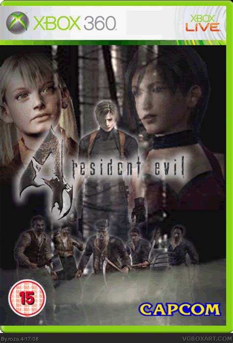 Resident Evil 4 Xbox 360 Box Art Cover By Roza