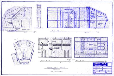 Defiant Mess Hall Set Blueprint Archive