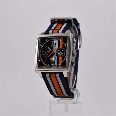 Tag Heuer Monaco Gulf Vintage Le Mans Steve Mcqueen H Circa