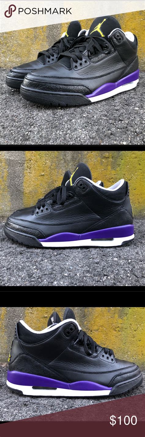 Custom Nike Air Jordan 3 Lakers Air Jordans Nike Air Jordan Jordans