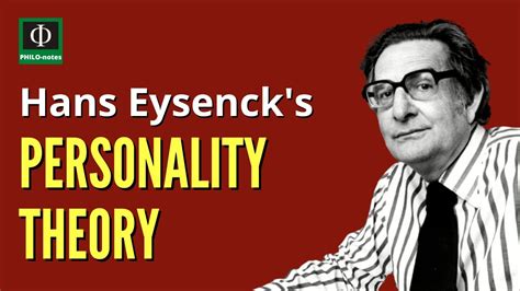 Eysencks Personality Theory Youtube