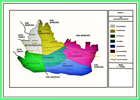 Peta Kota Bandung Lengkap Dengan Nama Jalan Seputar Jalan The Best